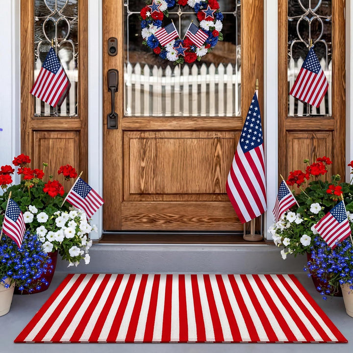 Patriotic Outdoor Door Mat