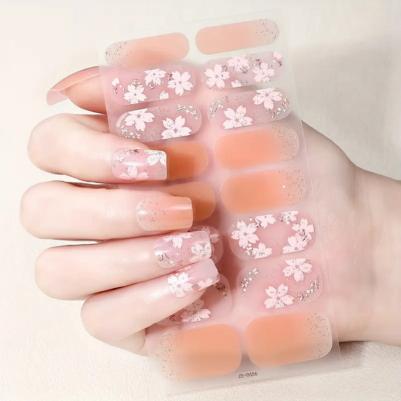 Decorative Glitter Nail Wraps