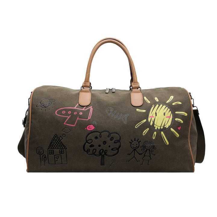 Creative Printed Weekend Duffle Bag