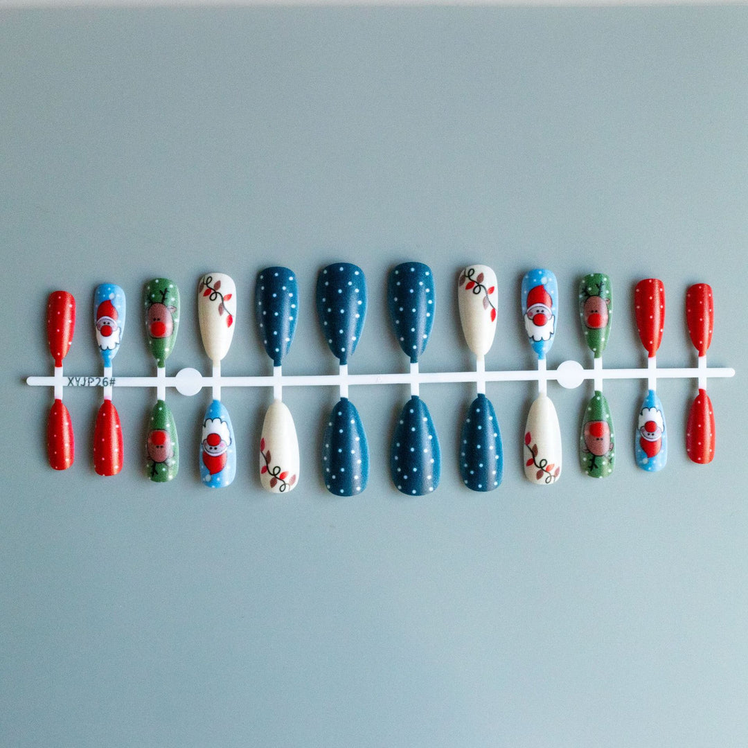 Festive Holiday Nail Art Design Set