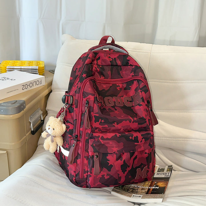 Durable Camo-Printed Day Backpack Kalsten