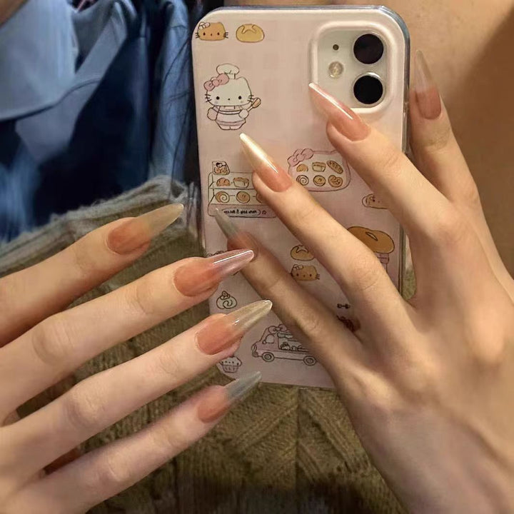 Artistic Themed Press-On Nail Design Kalsten