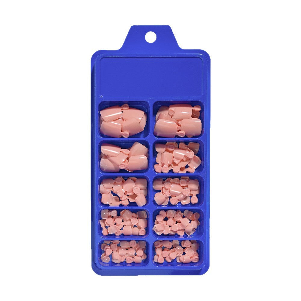 Full Coverage Gel Toe Nail Tips Set