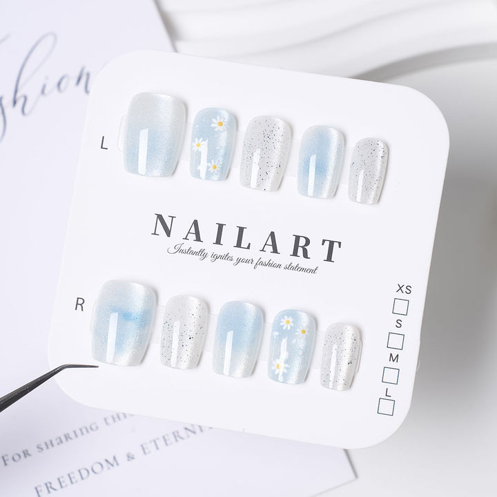 Decorative 3D Butterfly Press-On Nails Kalsten
