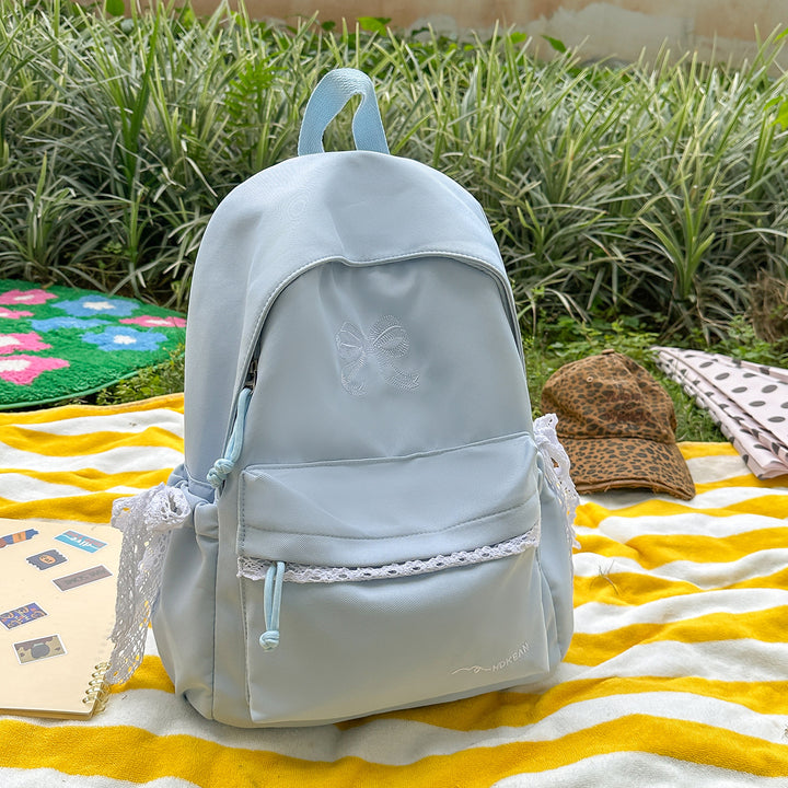 Charming Bow-Embellished Backpack Kalsten