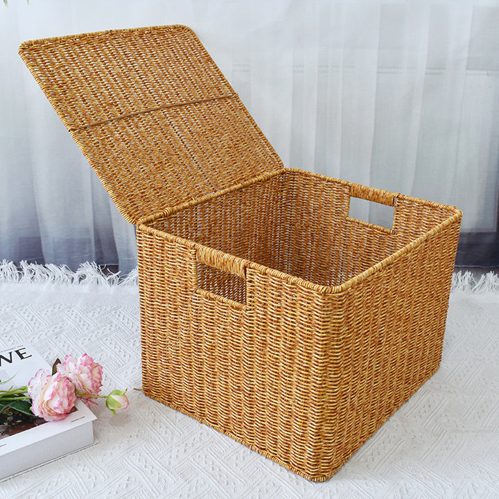 Woven Storage Cube with Lid Kalsten