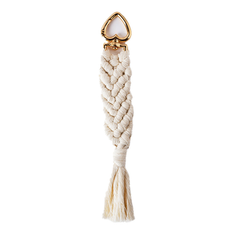 Decorative Macramé Keychain Holder Kalsten
