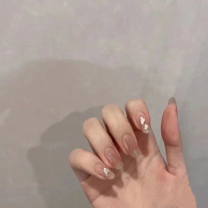 Elegant French Tip Press-On Nails