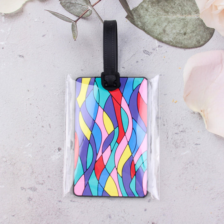 Geometric Pattern Luggage Tag Kalsten