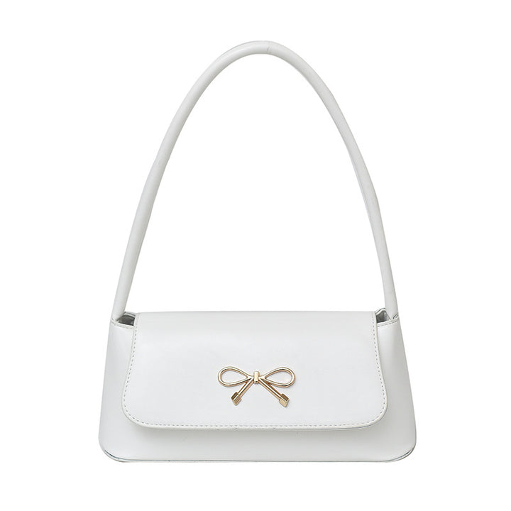 Elegant Bow-Detail Handheld Handbag