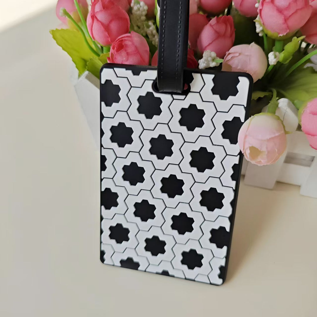 Unisex Retro Puzzle-Themed Luggage Tag Kalsten