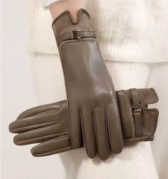 Luxurious Leather Touchscreen Gloves Kalsten