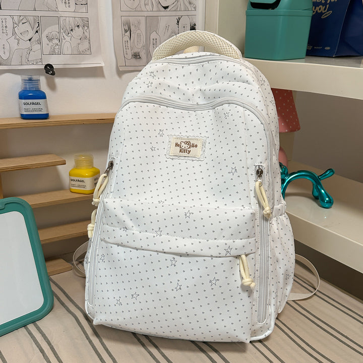 Cute Heart-Patterned Backpack Kalsten