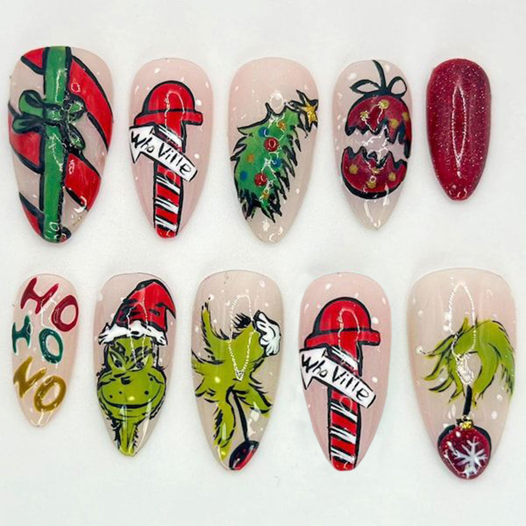 Holiday-Themed Nail Art