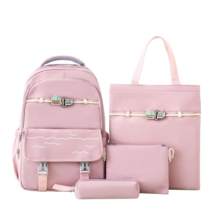 Multi-Compartment Travel Backpack Set