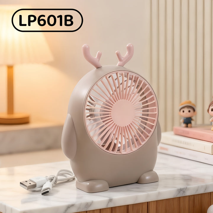 Women's Compact Table Fan with Animal Design Kalsten