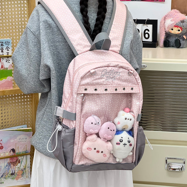 Stylish Polka Dot Character Bag Kalsten