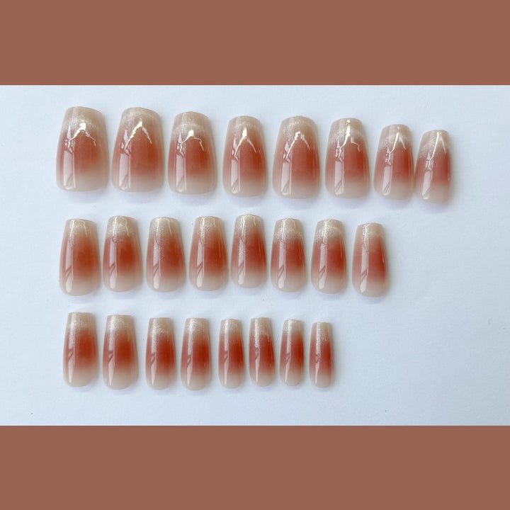 Elegant French Tip Press-On Nail Set