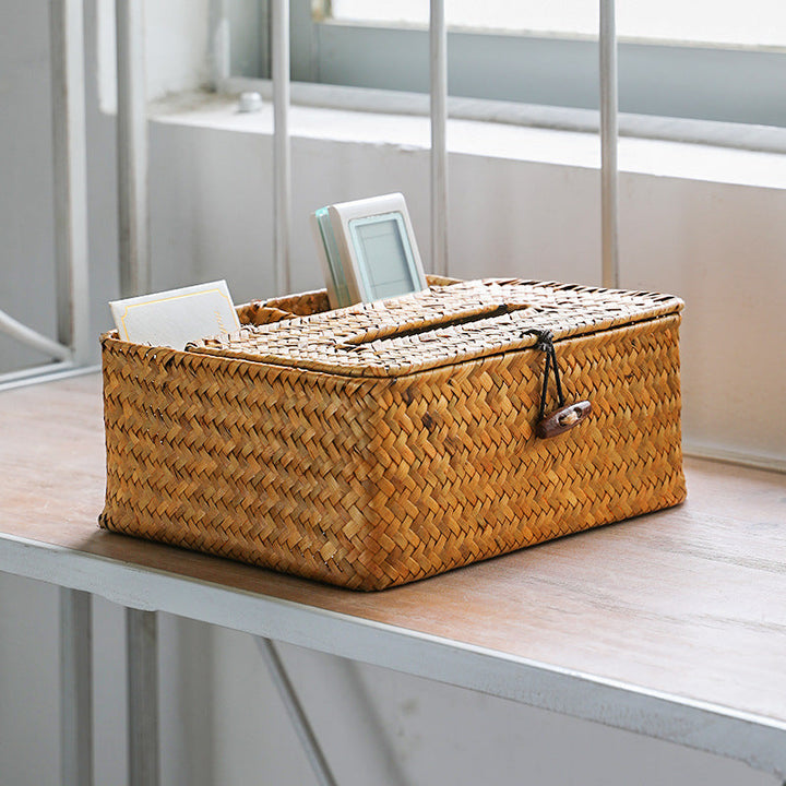 Artisan Woven Storage Box with Dividers Kalsten