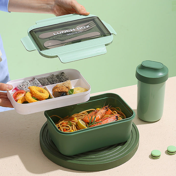 Double-Layer Leak-Resistant Lunch Box