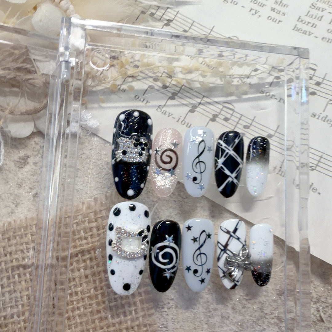 Musical Themed Press-On Nails