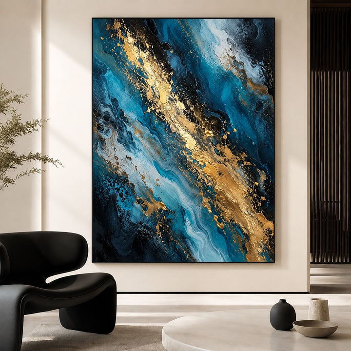 Abstract Seascape Canvas Artwork