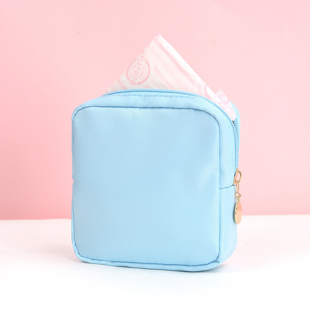 Cosmetic storage bag with fine stripe pattern Kalsten