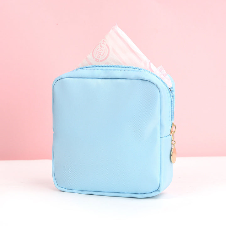 Cosmetic storage bag with fine stripe pattern Kalsten
