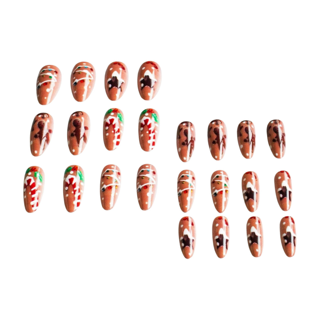 Festive Gingerbread Nail Art Kit  1790958181