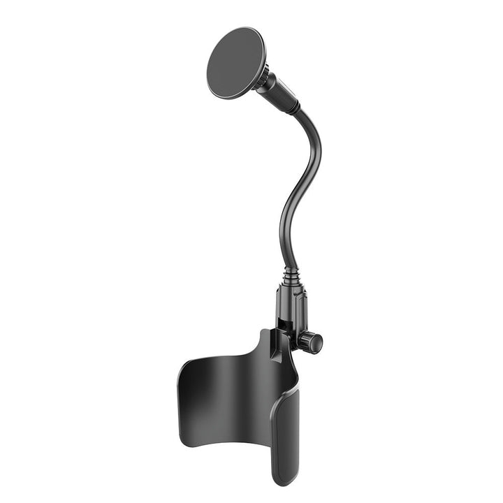 Adjustable car headrest tablet and smartphone holder with telescopic support arm and anti slip cradle Kalsten