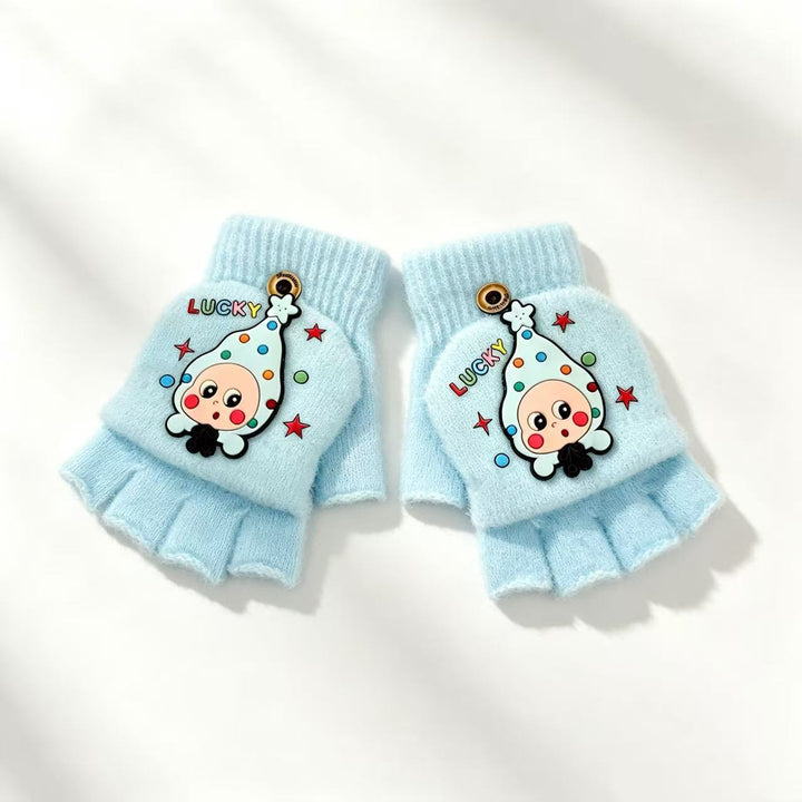 Cute Cartoon-Themed Fingerless Gloves Kalsten