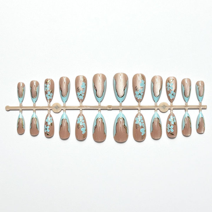 Fashionable Press-On Nail Set Kalsten