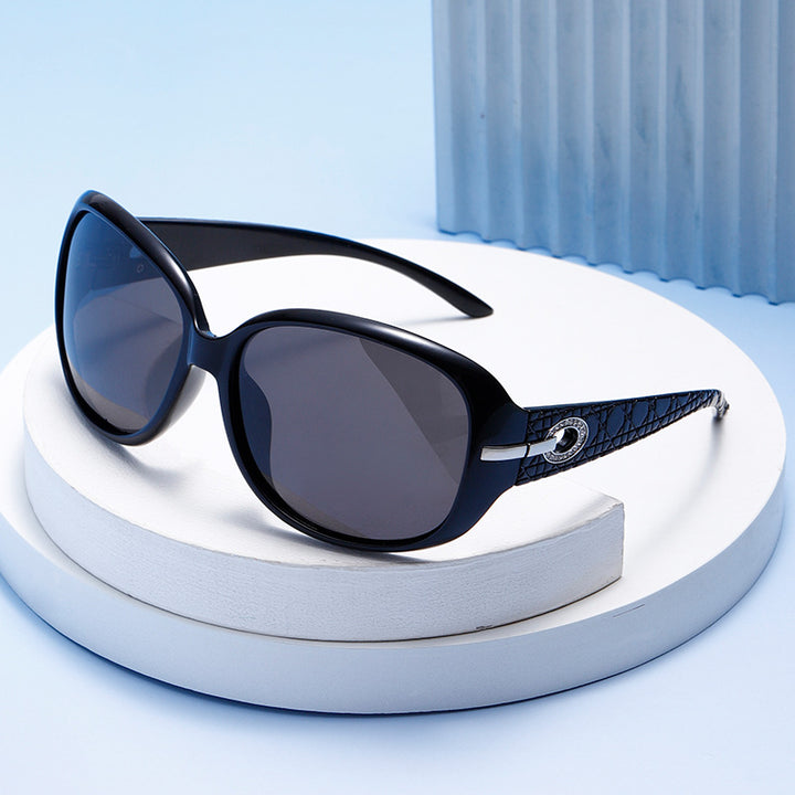 Women Elegant Oversized Sunglasses with Fashionable Pattern Kalsten