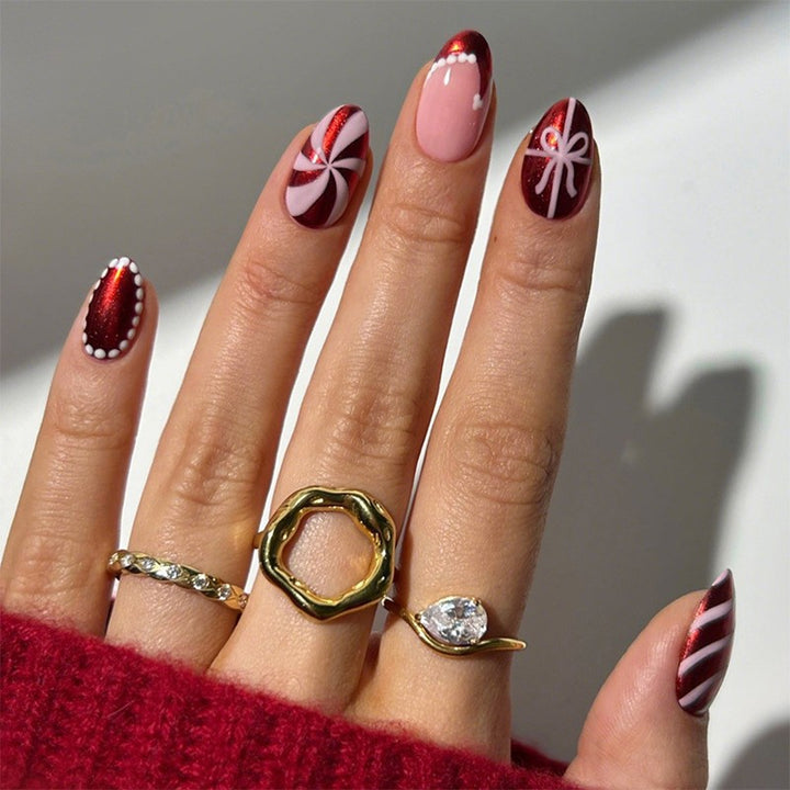 Artificial nail tips with ombre design Kalsten