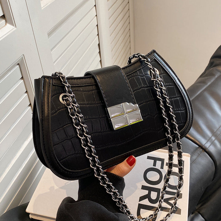 Crocodile-Embossed Evening Handbag Kalsten