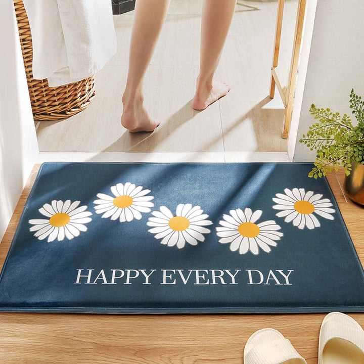 Playful Animal Design Bath Mat