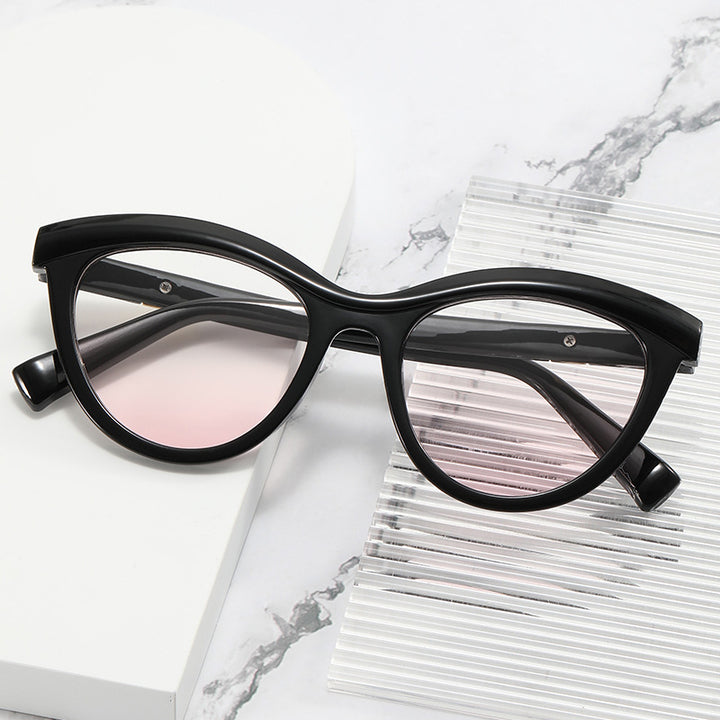 Ladies elegant Cat-Eye sunglasses with stylish metal frame Kalsten