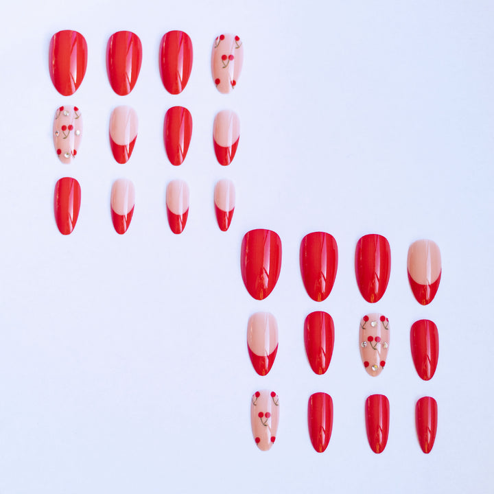 Designer Press-On Nail Art Set