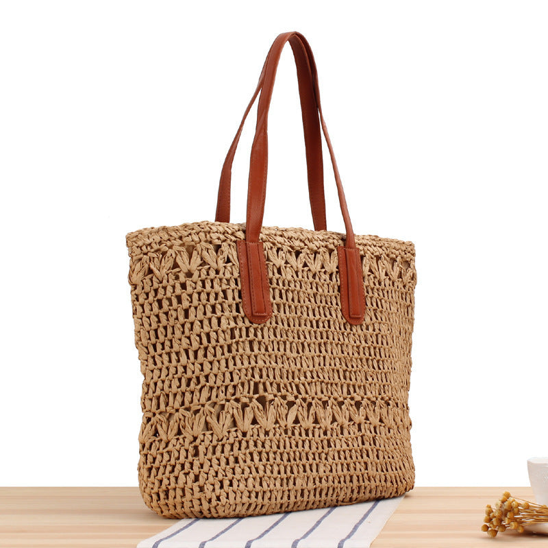 Hand-knotted tote bag made of high-quality natural material Kalsten