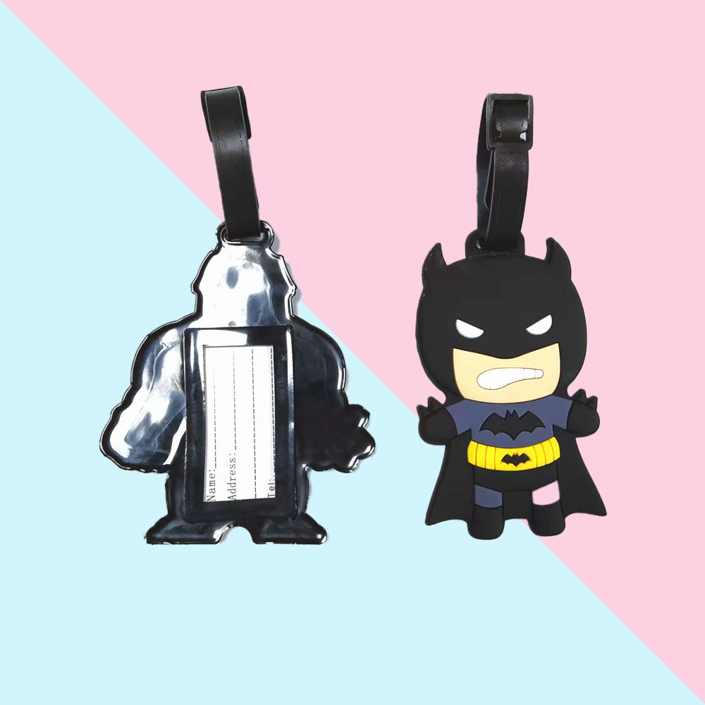 Unisex Silicone Superhero-Themed Luggage Tag Kalsten