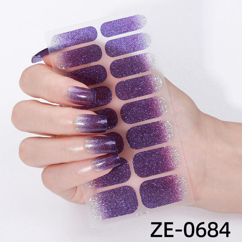 Glitter Ombre Nail Wraps  1790954415