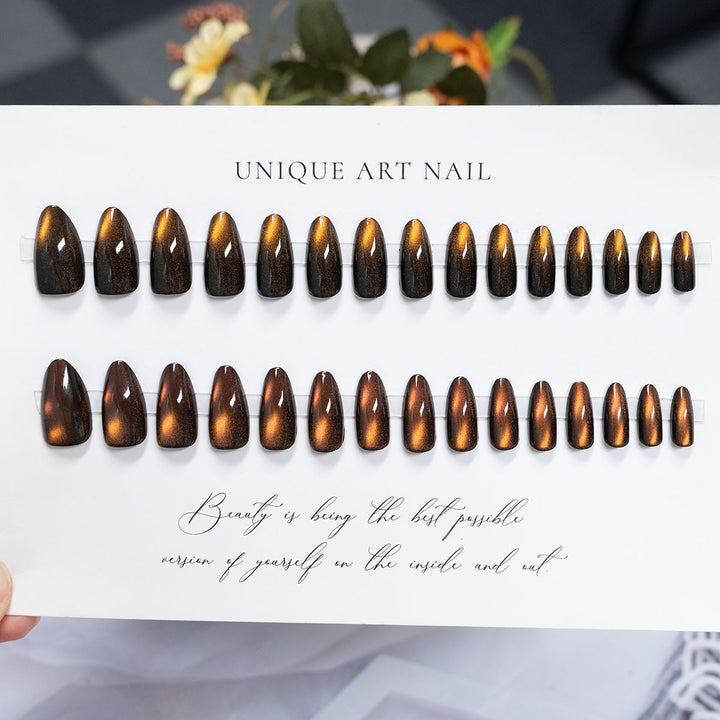 Premium Glossy Press-On Nail Set