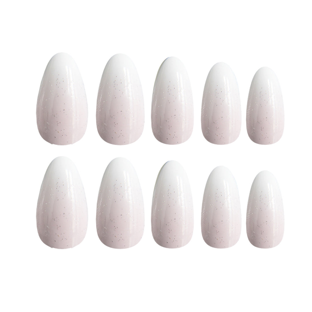 Elegant Glittering Ombre Nail Art Kalsten