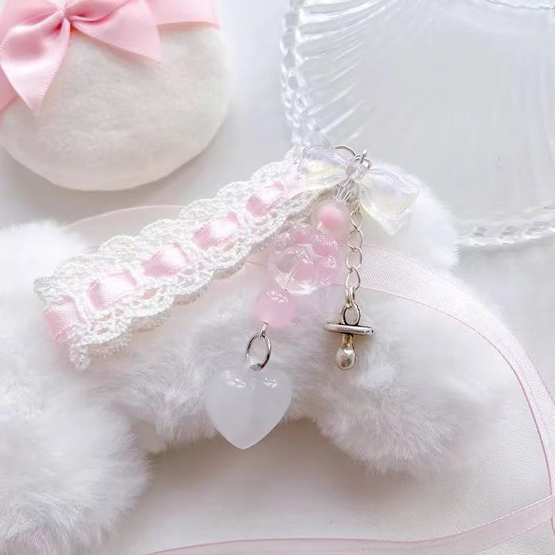 Decorative Heart Charm Keychain Kalsten