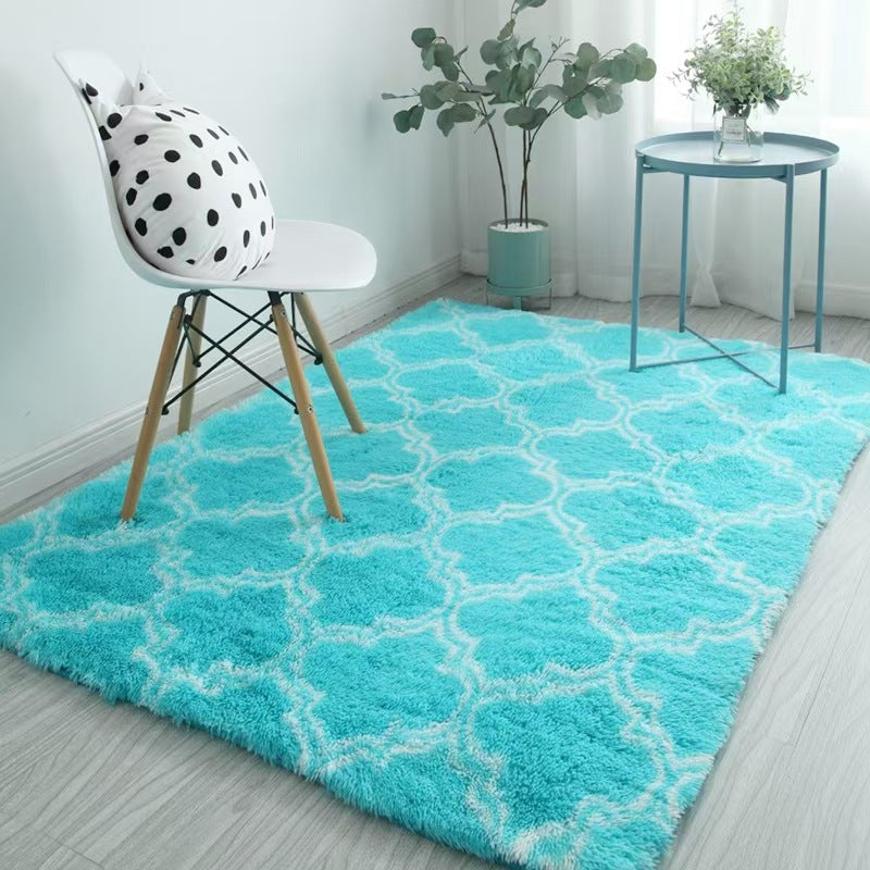 Geometric Plush Area Rug