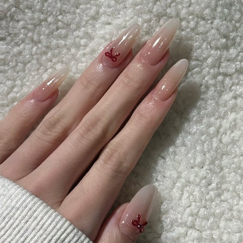 Premium Artistic Long Stiletto Nail Tips with Intricate Embellishments Kalsten