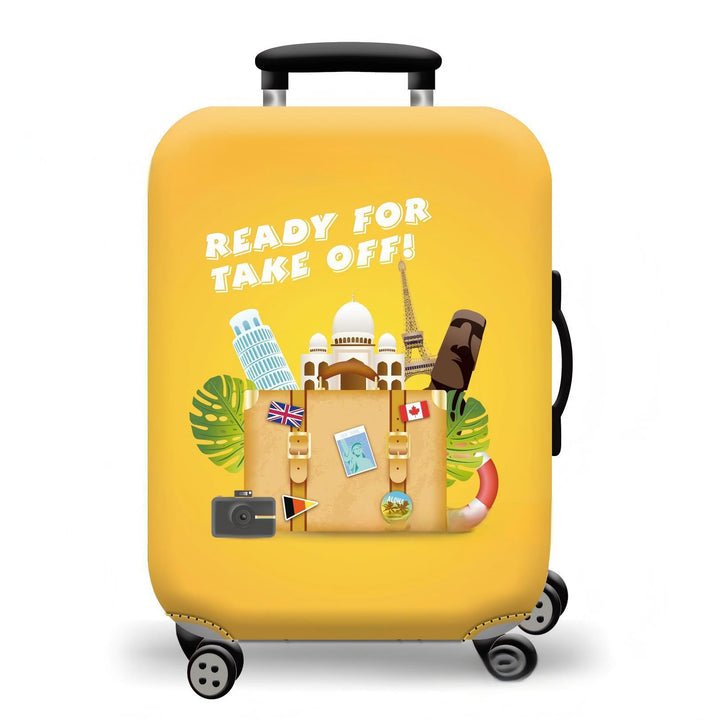 Unisex Hard-shell suitcase with stunning mountain landscape design Kalsten