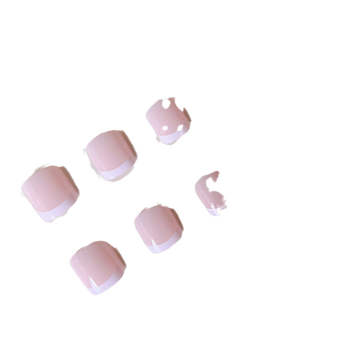 Decorative Press-On Toenails with Elegant Accents Kalsten
