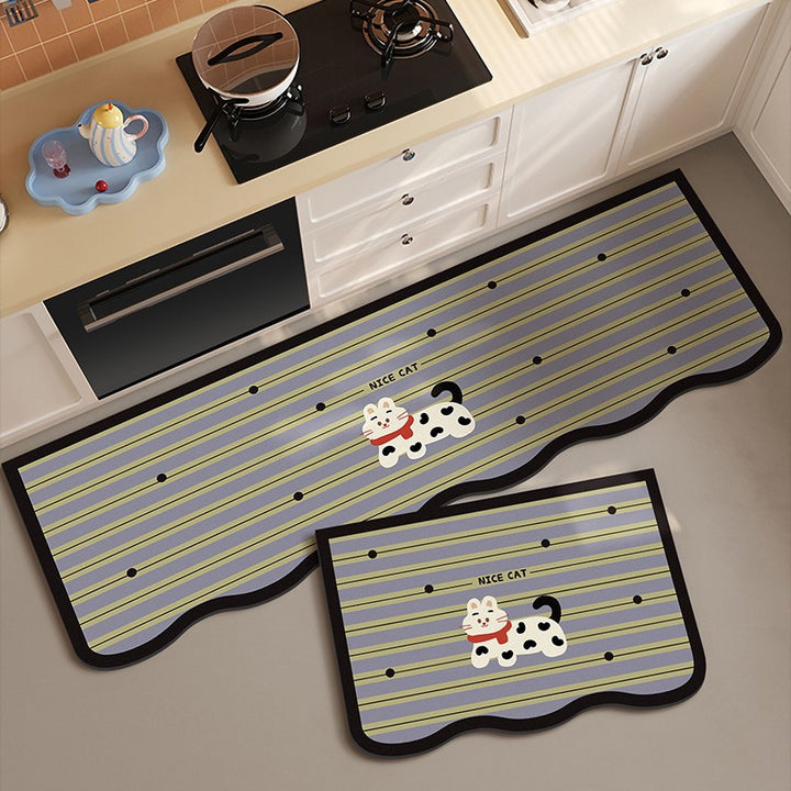 Funny Cat-Themed Kitchen Mat