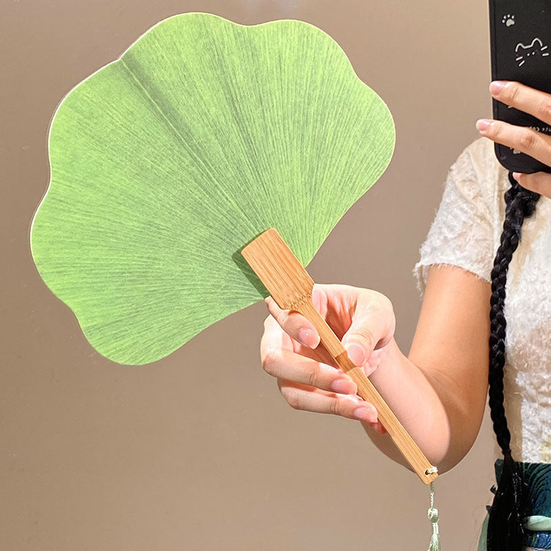 Hand fan with elegant cherry blossom pattern Kalsten